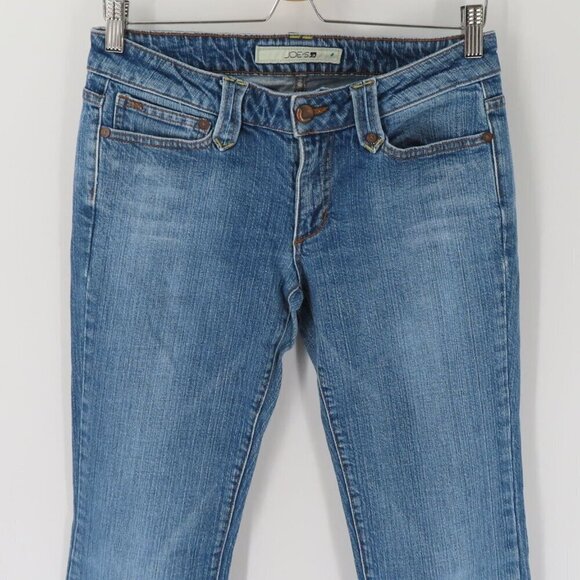 Joes Jeans Womens 30 Light Blue Denim Jean Pants Straight Leg Bootcut Hem Boot - Picture 2 of 11